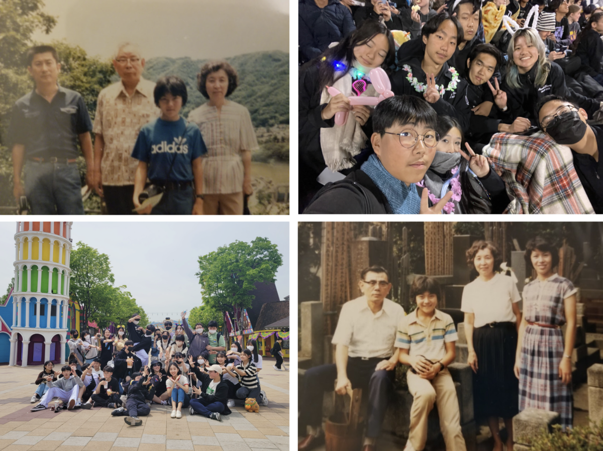 MVHS teachers and students with their family and friends in their home country and U.S. | Photos courtesy of Jiwoon Hong and Shozo Shimazaki